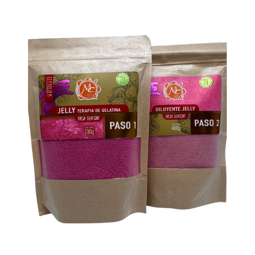 JELLY TERAPIA DE GELATINA FRESA SILVESTRE  EN 2 PASOS