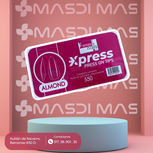 Tip Press On Almond